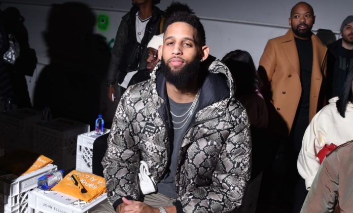 Allen Crabbe at the John Elliott show at New York Fashion Week in February 2019