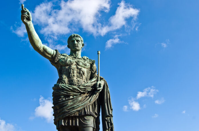 Statue of the roman emperor Julius Caesar
