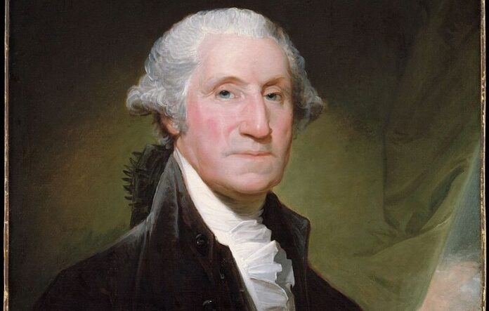 President George Washington, a 1795 portrait by Gilbert Stuart