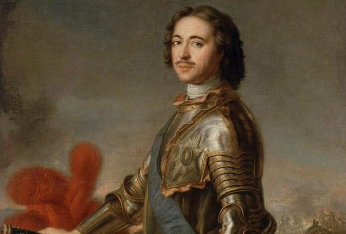 Peter the Great painting by Jean-Marc Nattier