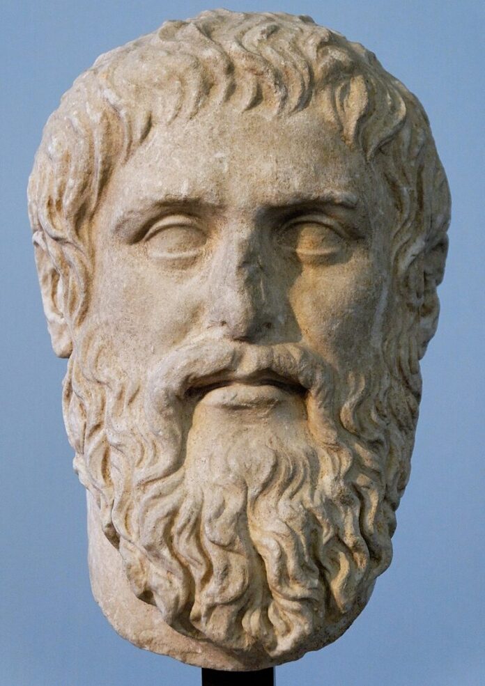 Plato, copy of the portrait made by Silanion ca. 370 BC for the Academia in Athens