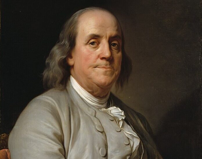 A painting of Benjamin Franklin from 1778