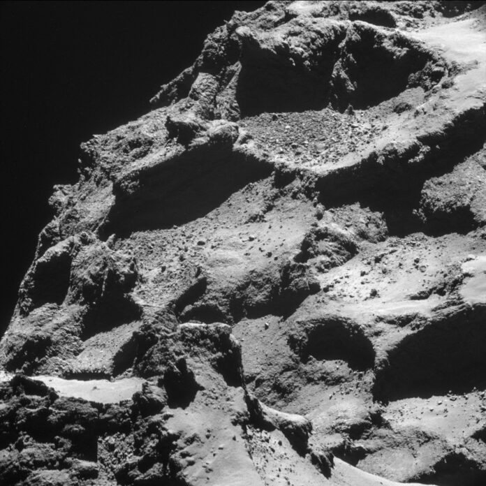 The Rosetta Space Probe's Comet Landing