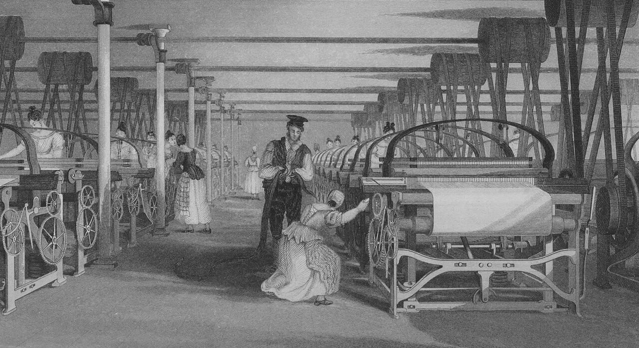 Powerloom Weaving In 1835 E1709561289310 