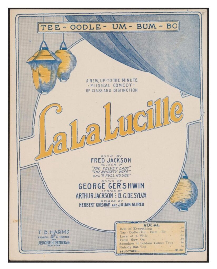 LongLost Gershwin’s First Musical “La La Lucille” Was Found in