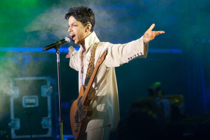 Prince at the Hop Farm Music Festival in July 2011