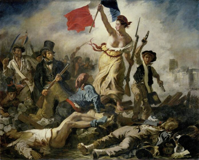 Painting of the French Revolution by Eugène Delacroix