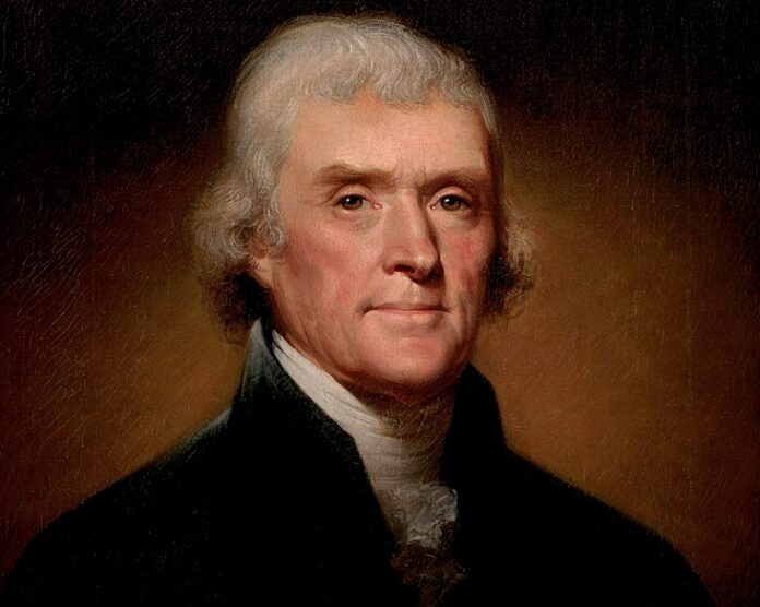 Thomas Jefferson portrait by Rembrandt Peale