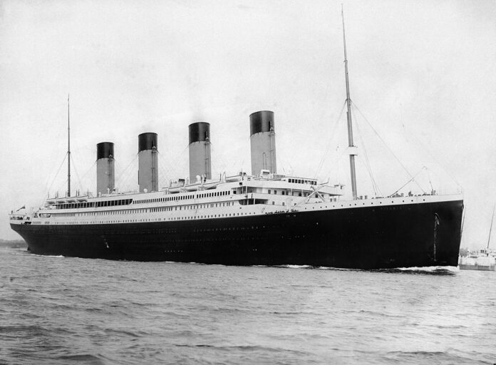 Photo of the RMS Titanic by Francis Godolphin Osbourne Stuart