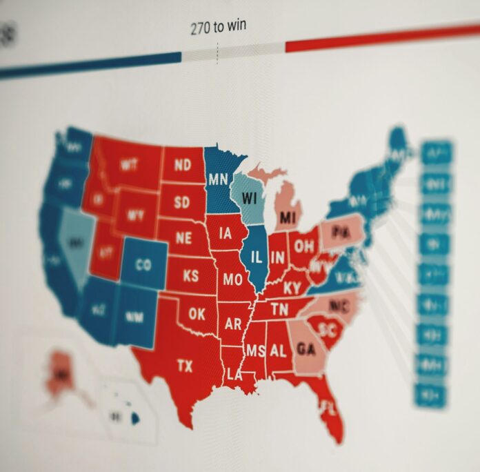 Presidential election map